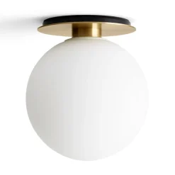 TR Decken/Wandleuchte Messing