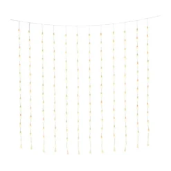 Vorhanglichterkette Tropfen 400 Lichter 200 cm