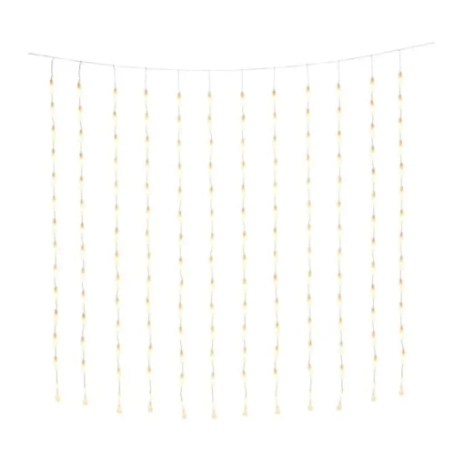 Vorhanglichterkette Tropfen 400 Lichter 200 cm