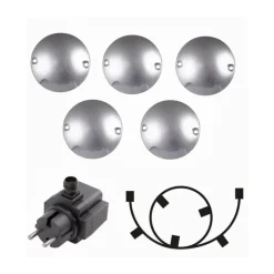 Zenit Wand- und Terrassenleuchte 5er-Pack