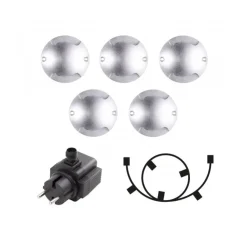Zenit Wand- und Terrassenleuchte Duo 5er-Pack