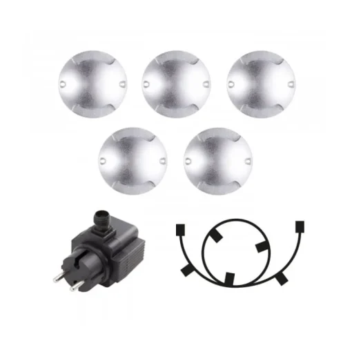 Zenit Wand- und Terrassenleuchte Duo 5er-Pack